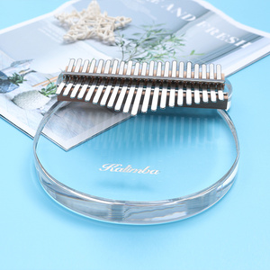 Piano à pouce en cristal 17 tons 21 tons Transparent <span class=keywords><strong>Petit</strong></span> Ours Piano à pouce Acrylique <span class=keywords><strong>Kalimba</strong></span> - Product Image 3