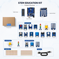 Kit de Iniciación para Desarrollo con Zetok - Kit de Aprendizaje con UNO R3, Módulos de Sensores, Kit de Programación para Uso Educativo