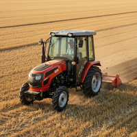 Traktor Pertanian Mini 60HP Penggerak Empat Roda dengan Penggerak Gigi, Umur Pakai Panjang, Pompa Hidrolik, Traktor Rumah Kaca