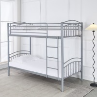 Lit superposé moderne en métal détachable et séparable pour enfant, pour étudiant