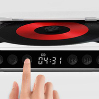 Lecteur CD externe rétro de haute qualité en gros avec interface 3,5 mm et radio portable