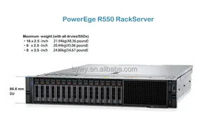 Ban đầu Dell PowerEdge R550 Mạng Máy chủ với Vàng 5317 CPU 32 gam RAM 4t <span class=keywords><strong>HDD</strong></span> Dell R550 máy chủ - Product Image 3