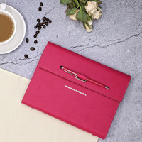 Offre Spéciale – Carnet de Luxe A5 en Cuir PU Fait Main, Pliant en 3, avec Fermeture Magnétique, Agenda 2027, Stylo et Feuilles Amovibles – Idéal Cadeau d'Affaires