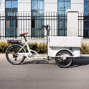 Vélo cargo électrique à trois roues certifié CE, vélo cargo électrique, vélo électrique <span class=keywords><strong>avec</strong></span> housse de pluie, 6 sièges et ceintures de sécurité pour bébés, bus scolaire - Product Image 1