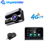 Caméra embarquée A5 double objectif 1080P HD, vision nocturne, WiFi/GPS/4G, surveillance de stationnement 24h/24, communication bidirectionnelle, capteur G, angle de vue de 130°, universelle