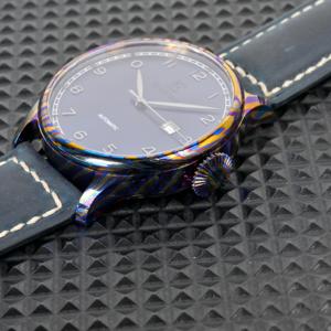 Factory Custom Business Gift Men Mechanical <strong>Watch</strong> Damascus Titanium Blue <strong>Dial</strong> Men Automatic Mechanical <strong>Watch</strong> - Product Image 3