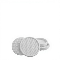 Patins de protection en silicone alvéolé pour meubles, antidérapants à ventouse, pour pieds de chaise, anti-rayures et anti-vibrations, pour sols en bois