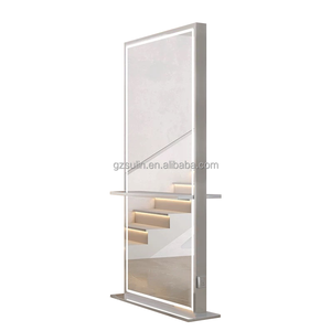 Ensemble de Mobilier de Salon Moderne en Cuir Synthétique PU Noir, Incluant un Fauteuil Lave-Tête avec Cuvette Noire, Chariot de Barbier pour Usage Esthétique - Product Image 5