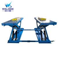 Elevador de Tijera Wolange International con Certificación CE, de Carga Pesada (3500 kg), Doble Cilindro, Elevación Media, para Sedanes/SUV/Vehículos Comerciales