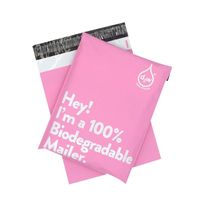 Sacs en plastique biodégradables, imprimés personnalisés, durables, biodégradables, écologiques, Poly pour la livraison de chaussures, 50 pièces