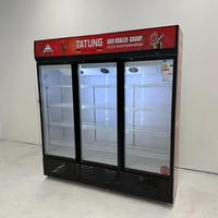 Refrigerador Vertical Comercial de 3 Puertas, Eficiente Energéticamente, de Una Sola Temperatura, con Control Mecánico