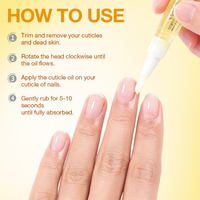 Stylos à huile pour cuticules FATAZEN avec logo personnalisé, huile revitalisante, prévient les ongles abîmés, nourrit la peau, huile nutritive pour les ongles