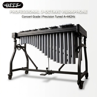 37 Key Vibraphone, Aluminum Plate Instrument, With Wheel Design, Pneumatic Lifting, Model DFV-F37