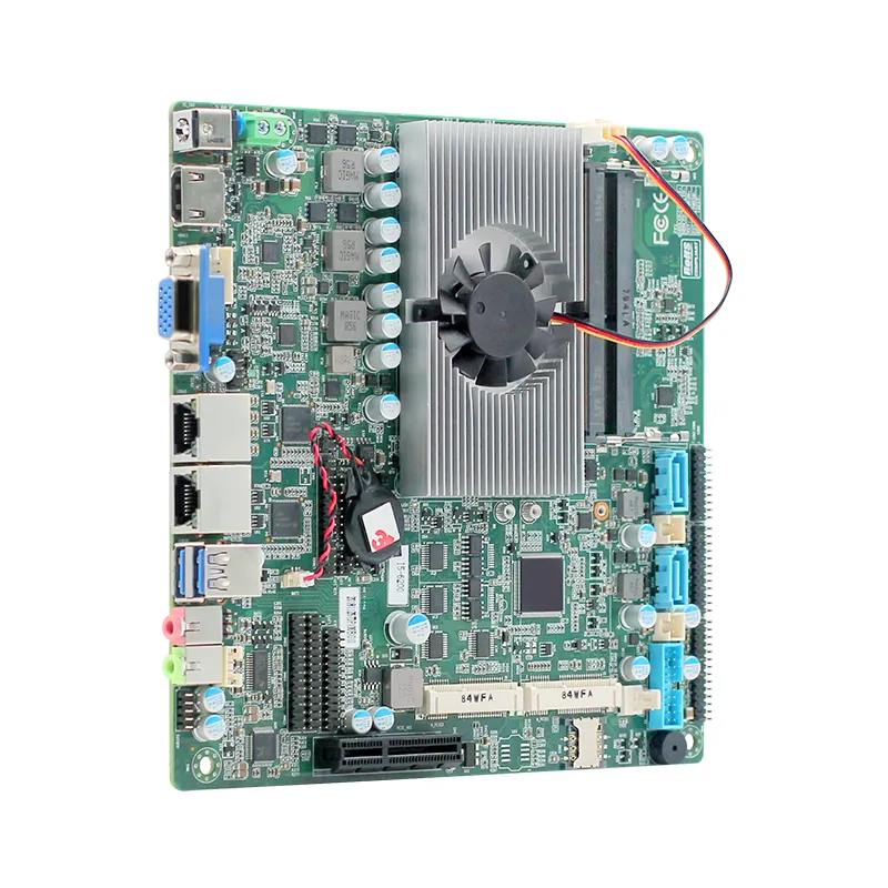 Zunsia Skyl I7 7500U Processor Mini Itx Motherboard Support 2*Intel I211AT Lvds/1.4/vga Display 4K RS485 Display Motherboard