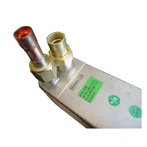 Evaporador phe compacto de tamanho compacto 27.5kw, completo é usado para 10hp r410a, chillers à ar resfriados que combinam zp120kce, compressor de rolagem