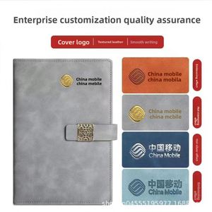 In Stock Wholesale A5 PU-bound Notebook High-end Business <b>Gift</b> with logo Printing Option Custom <b>Gift</b> Box <b>Set</b> - Product Image 3