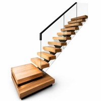 Solution d'escalier intérieur sur mesure, structure modulaire pour villa et appartement
