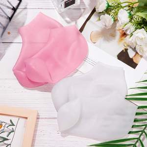 Masque hydratant pour les pieds Chaussettes exfoliantes en silicone Chaussettes de protection pour la plage Masque exfoliant en silicone - Product Image 1