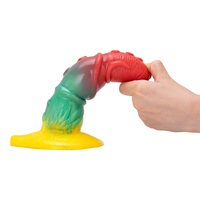 Ensemble de Godemichés Monstres Ultime : Design Tentacule Géant et Dragon avec Base à Ventouse, Jouet Pénien Extraterrestre