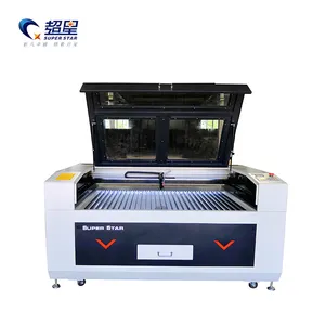 Superstar Jinan 1390 6090 co2 laser corte gravura máquina 100w para advetrusing móveis