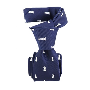 Nhà Cung Cấp Trung Quốc Hiện Đại Cờ Vua Tie 6Cm Trò Chơi Miếng Mens Cao Cấp <span class=keywords><strong>100</strong></span>% Lụa Tùy Chỉnh Dệt Sang Trọng Mỏng Quan Hệ Gầy Cờ Vua Cà Vạt - Product Image 1