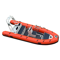 Bateau gonflable RHIB 480 à coque en aluminium de 16 pieds et 8 capacités à vendre