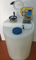 Pompes de dosage chimique murales en acier inoxydable 304 pour installations de traitement de l'eau, manuelles/automatiques