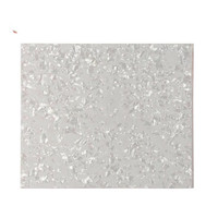 Pièces auto-adhésives en feuille de matériau vierge pour guitare acoustique, 20x17x0.8cm, motif tortue et perle
