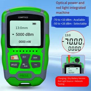 Compteur de puissance optique 4 fonctions, photomètre compact pour <span class=keywords><strong>fibre</strong></span> optique, mesureur de puissance de <span class=keywords><strong>fibre</strong></span> optique avec laser, option rechargeable LAN <span class=keywords><strong>RJ45</strong></span> - Product Image 3
