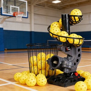 เครื่องยิงลูกเบสบอลแบบพกพา ปรับความเร็วและเส้นทางอัตโนมัติ ใช้พลังงานจากแบตเตอรี่/พาวเวอร์แบงค์ สำหรับเด็ก-เพื่อความบันเทิง - Product Image 6