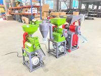 Décortiqueuse de riz combinée mini haute qualité, machine à décortiquer le paddy, moulin à riz monophasé électrique ou à essence
