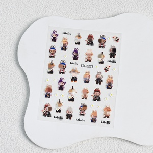 Niedlicher Charakter Nagel aufkleber Beliebte 5D Relief <span class=keywords><strong>Nail</strong></span> Art Aufkleber Dekoration - Product Image 6