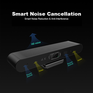 Sistema de Videoconferencia Todo en Uno - Cámara de Reuniones 4K con IA y Seguimiento de Hablantes para Oficina/Trabajo Remoto - Product Image 1