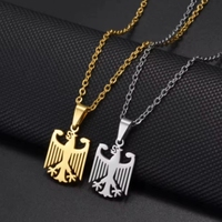 Collier croix simple en acier inoxydable portrait de jésus pour hommes revêtement PVD imperméable bambou pour les fêtes en gros
