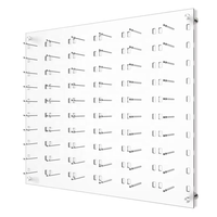 Présentoir de lunettes personnalisé support mural pour lunettes panneau d'affichage en acrylique montage facile
