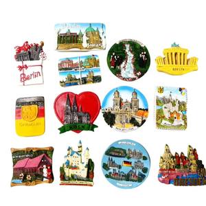 Pegatina para refrigerador con paisajes de viaje, decoración magnética para refrigerador de resina tridimensional, cultural y creativa - Product Image 1