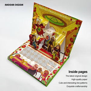 Libros de <span class=keywords><strong>Cuentos</strong></span> Educativos Personalizados <span class=keywords><strong>para</strong></span> Niños, Libros de Cartón con Diseño 3D, Libros de <span class=keywords><strong>Cuentos</strong></span> <span class=keywords><strong>para</strong></span> Dormir, Juguetes Impresos e Interesantes - Product Image 3