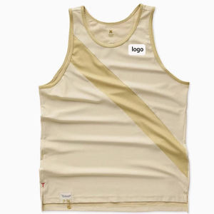 เสื้อกล้ามวิ่งมาราธอนผู้ชาย ปรับแต่งโลโก้ได้ ระบายอากาศดี รุ่นคลาสสิคสำหรับฤดูร้อน คุณภาพสูง - Product Image 2