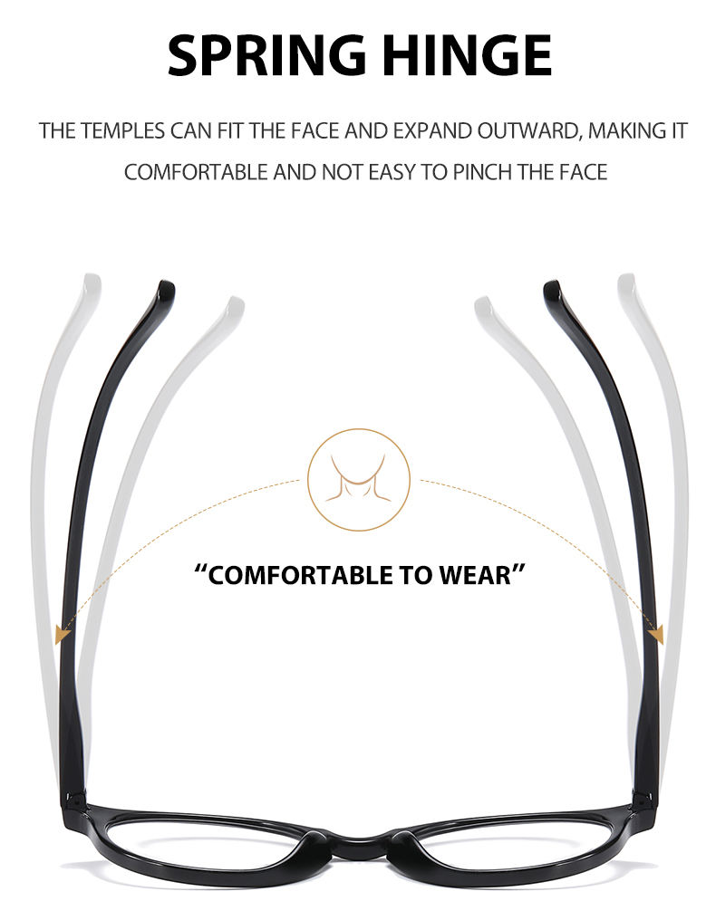 Unisex Anti-Blue Light Reading Glasses Wholesale Fashion Spring Hinge Reading Glasses for Men