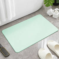 Hochwertiger Diatom Absorbent Bad teppich im Großhandel Gestreifte rechteckige Tür Boden matte Wasser absorbieren der Designer-Teppich für Badezimmer