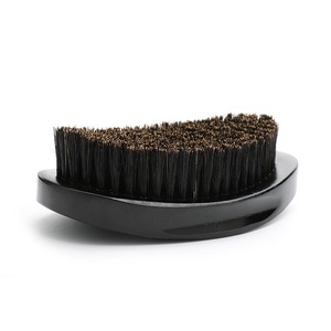 OEM 100% manche en bois de hêtre poils de sanglier et poils de nylon brosses à barbe <span class=keywords><strong>brosse</strong></span> à <span class=keywords><strong>moustache</strong></span> en peinture de couleur - Product Image 5