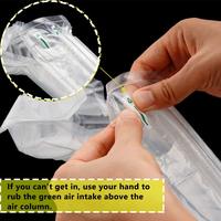 Sac de protection gonflable écologique pour bouteilles de vin et tasses isothermes – Colonne d'air pour un transport sûr