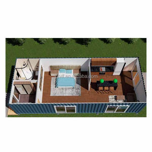 Appartamenti casa contenitore piatto con bagno e cucina a basso prezzo Multi-spazio - Product Image 2