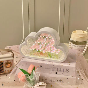 Lámpara <span class=keywords><strong>de</strong></span> Tulipanes Completamente Ensamblada, Nube <span class=keywords><strong>de</strong></span> Flores Infinita, Luz <span class=keywords><strong>de</strong></span> Noche <span class=keywords><strong>para</strong></span> Cuarto <span class=keywords><strong>de</strong></span> Bebé, Adorables Luces <span class=keywords><strong>de</strong></span> Flores <span class=keywords><strong>para</strong></span> Dormitorios - Product Image 3