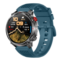 HT45 Neue Outdoor-Sport-Smartwatch Unisex 1100mAh Lange Akkulaufzeit 10-20 Tage IP68 Wasserdicht LED Schlaftracker Kompass