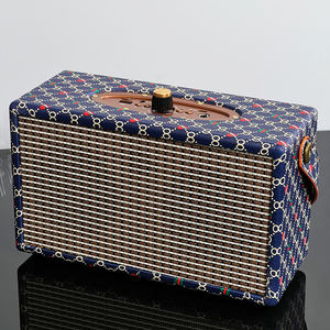 Altavoces inalámbricos de cuero de madera para el hogar Retro clásico Altavoz Bluetooth con sonido Hifi más <span class=keywords><strong>fuerte</strong></span> - Product Image 4