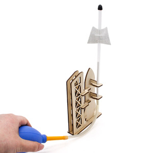 Mini kit de ciencia de cohetes de aire, juguete educativo de madera para niños de 7 a 9 años - Product Image 2