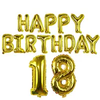 वयस्क जन्मदिन की पार्टी सजावट हीलियम ballons खुश जन्मदिन गुब्बारा सजावट पत्र 30 इंच संख्या पन्नी गुब्बारे