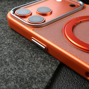 เคสโทรศัพท์แม่เหล็กแบบวงแหวนโลหะ 360 องศา ดีไซน์ทันสมัย สำหรับ iPhone 17 12 13 14 15 16 Pro Max 17 Air ป้องกันการตกกระแทก - Product Image 5