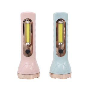 ไฟฉายพลาสติกแบบ USB พร้อมไฟด้านข้างหลากสีและระบบชาร์จพลังงานแสงอาทิตย์ - Product Image 4